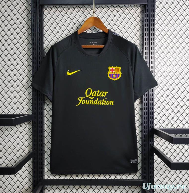 Retro 11/12 Barcelona Black Away Jersey