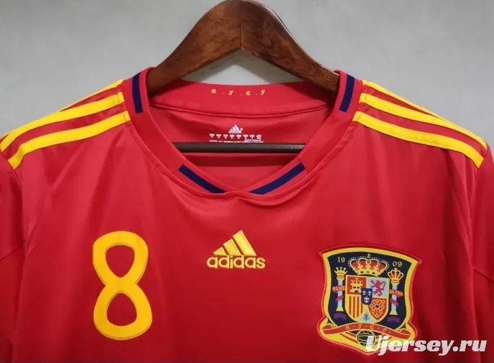 Retro 2010 Spain Home Jersey