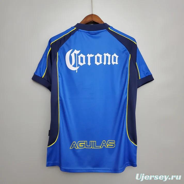 Retro 01/02 Club America Away Blue Jersey