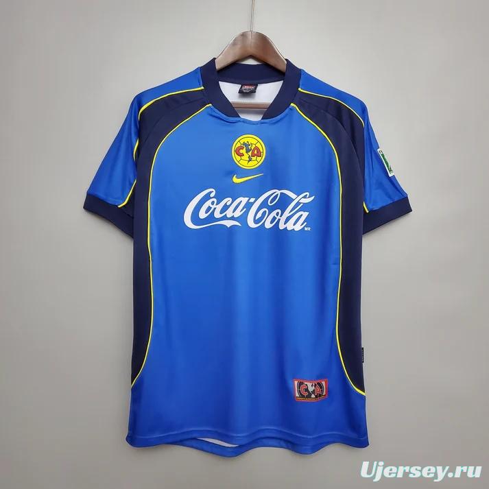 Retro 01/02 Club America Away Blue Jersey