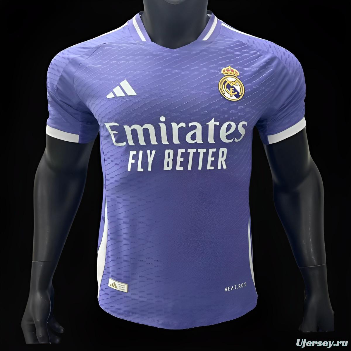 Player Version 24/25 Real Madrid Away Purple Jersey