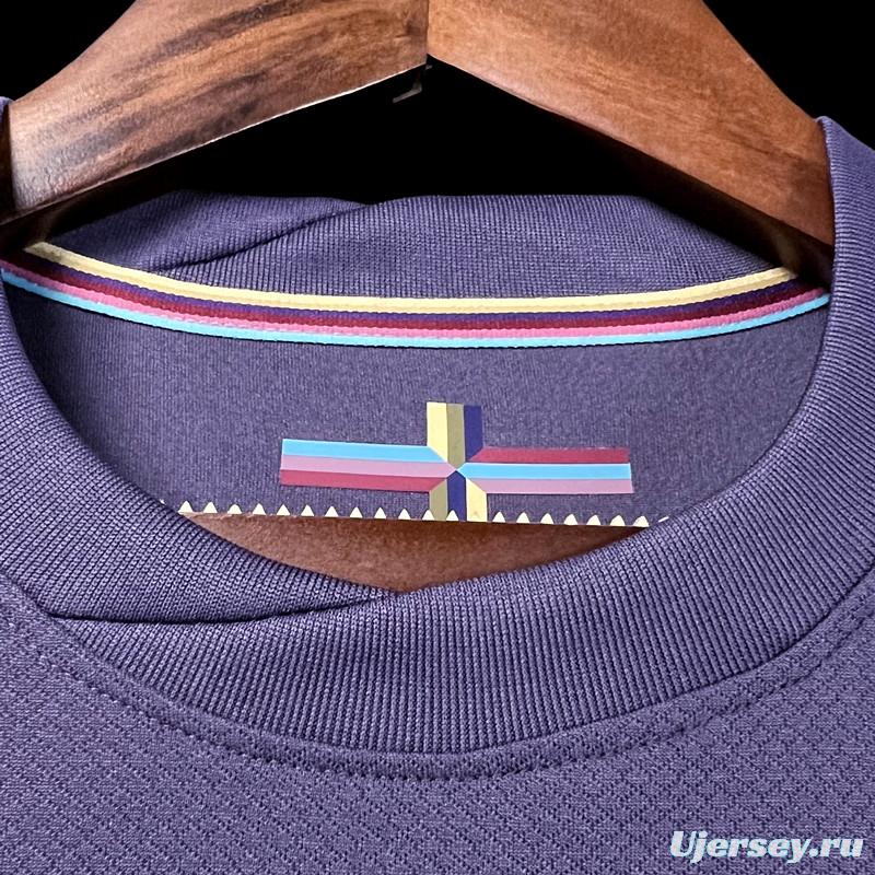 2024 England Away Blue Jersey