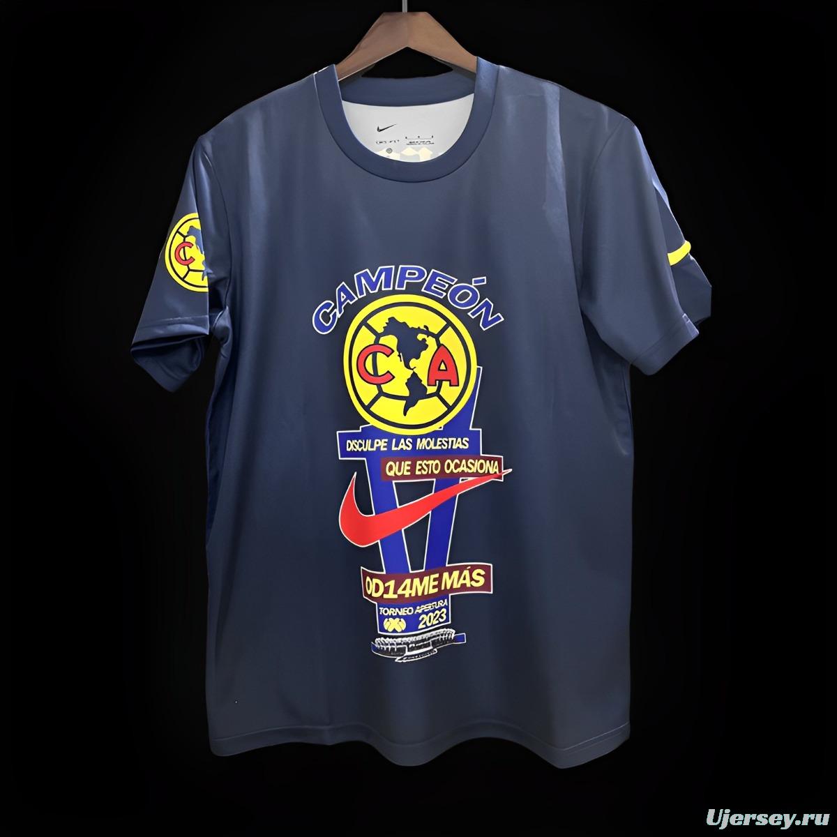 23/24 Club America Campeon Corona Navy Jersey