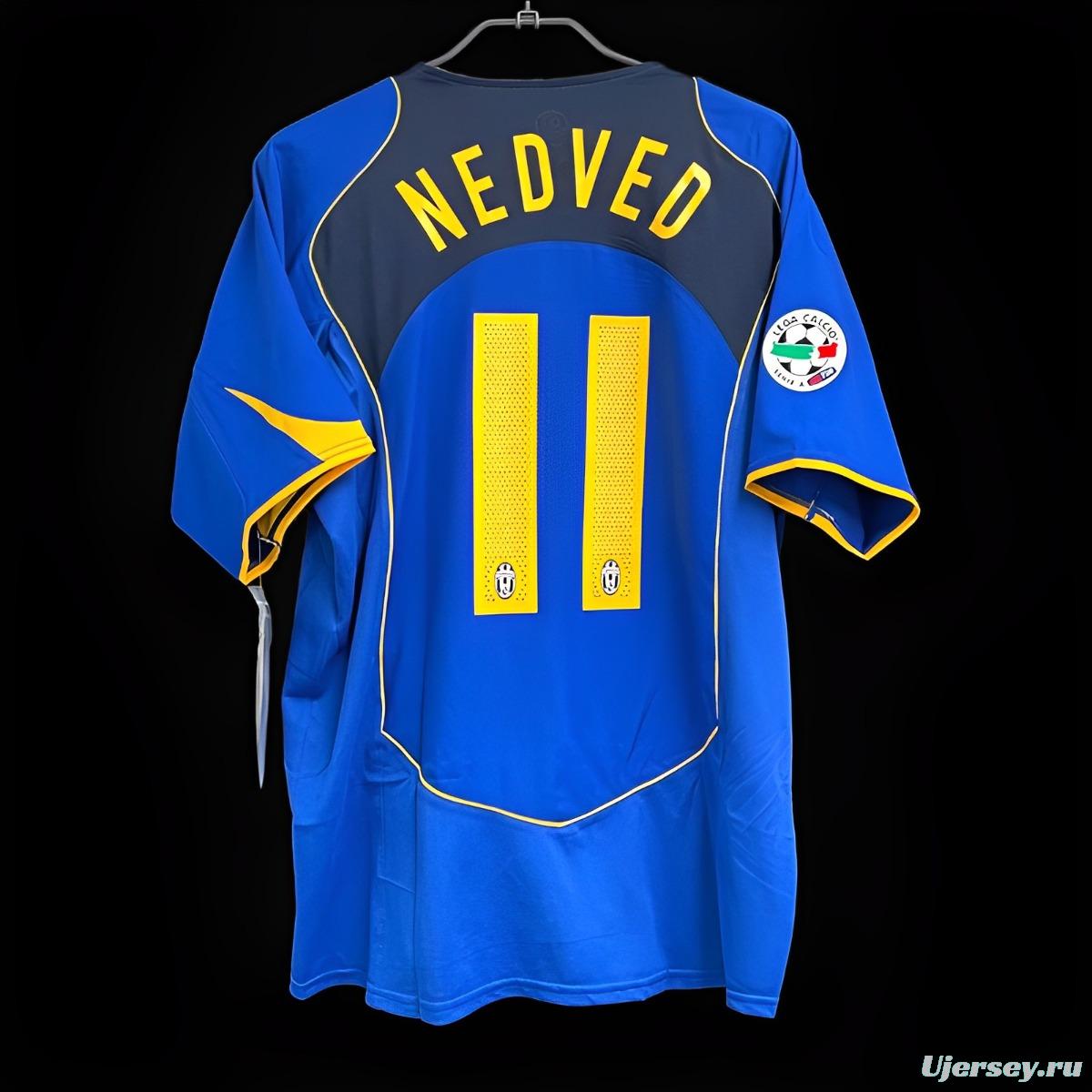 Retro 04/05 Juventus Away Blue Jersey