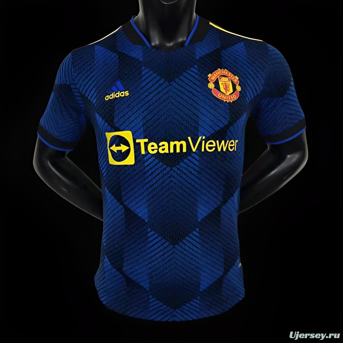 Player Version 21/22 Retro Manchester United Third Jersey