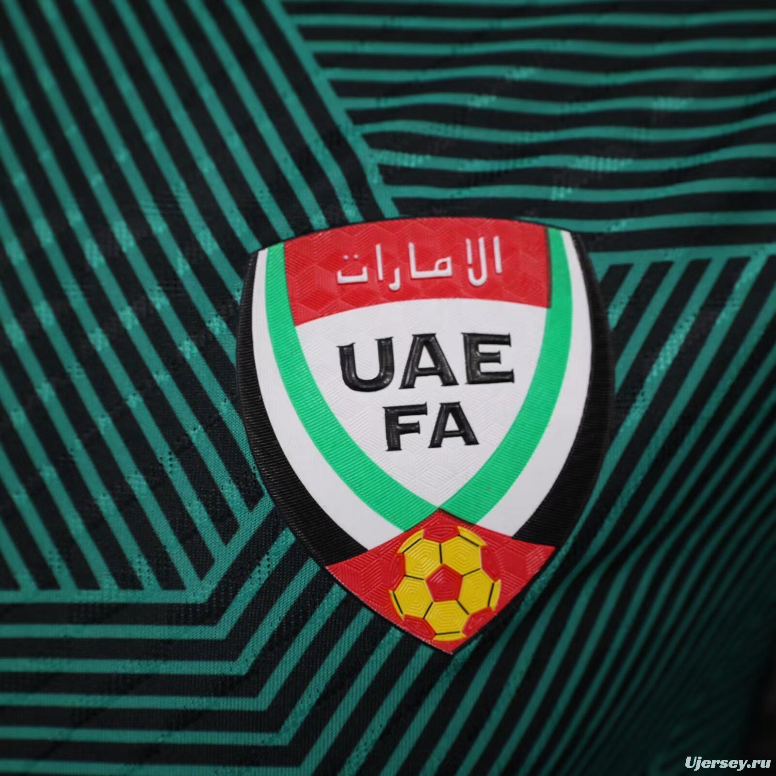 Player Version 2024 United Arab Emirates Away Green Jersey