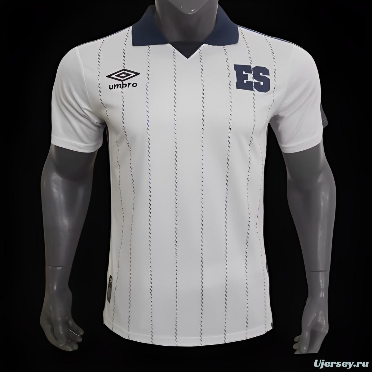 2024 El Salvador 25th Anniversary White Special Jersey