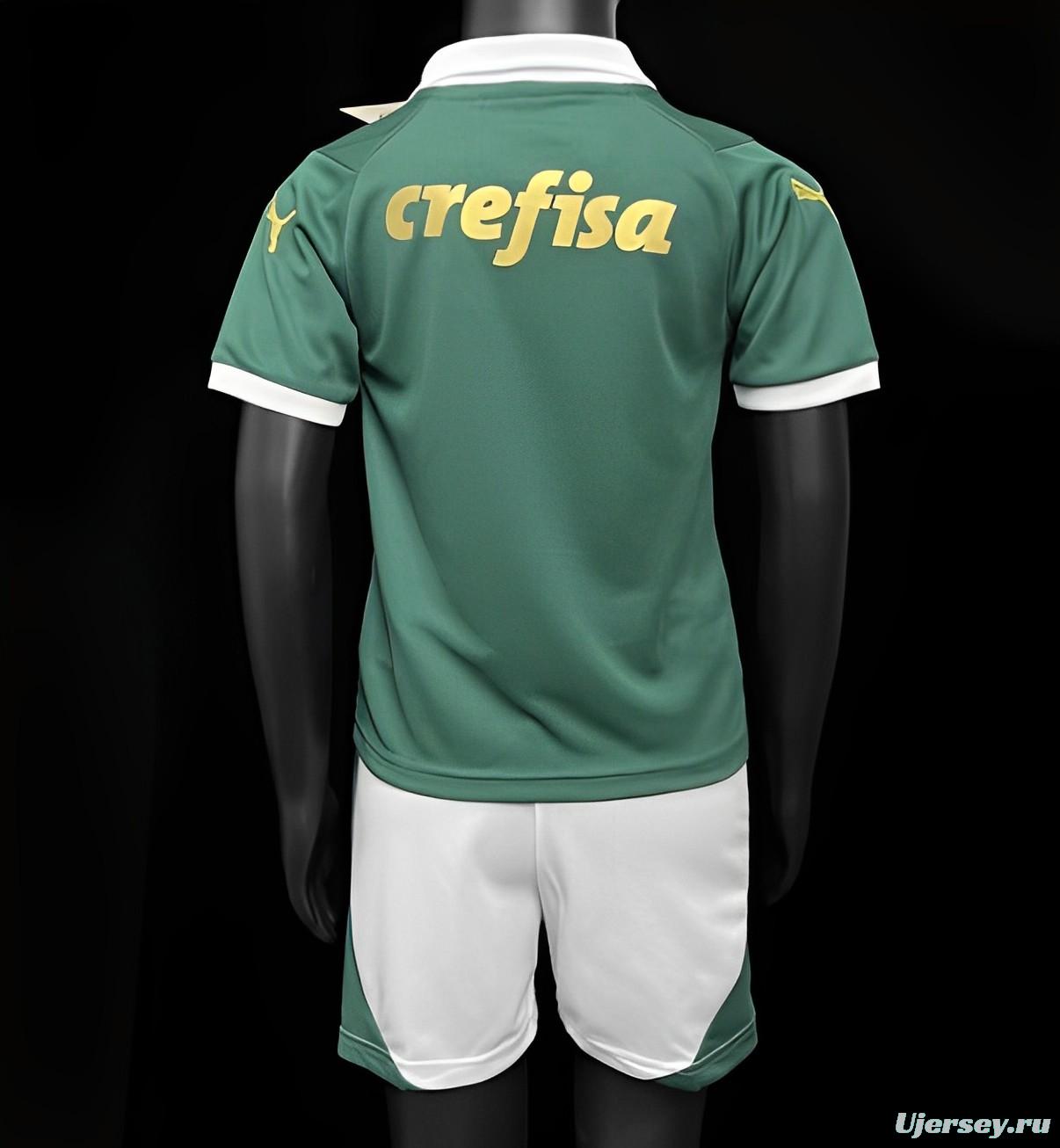 24/25 Kids Palmeiras Home Jersey