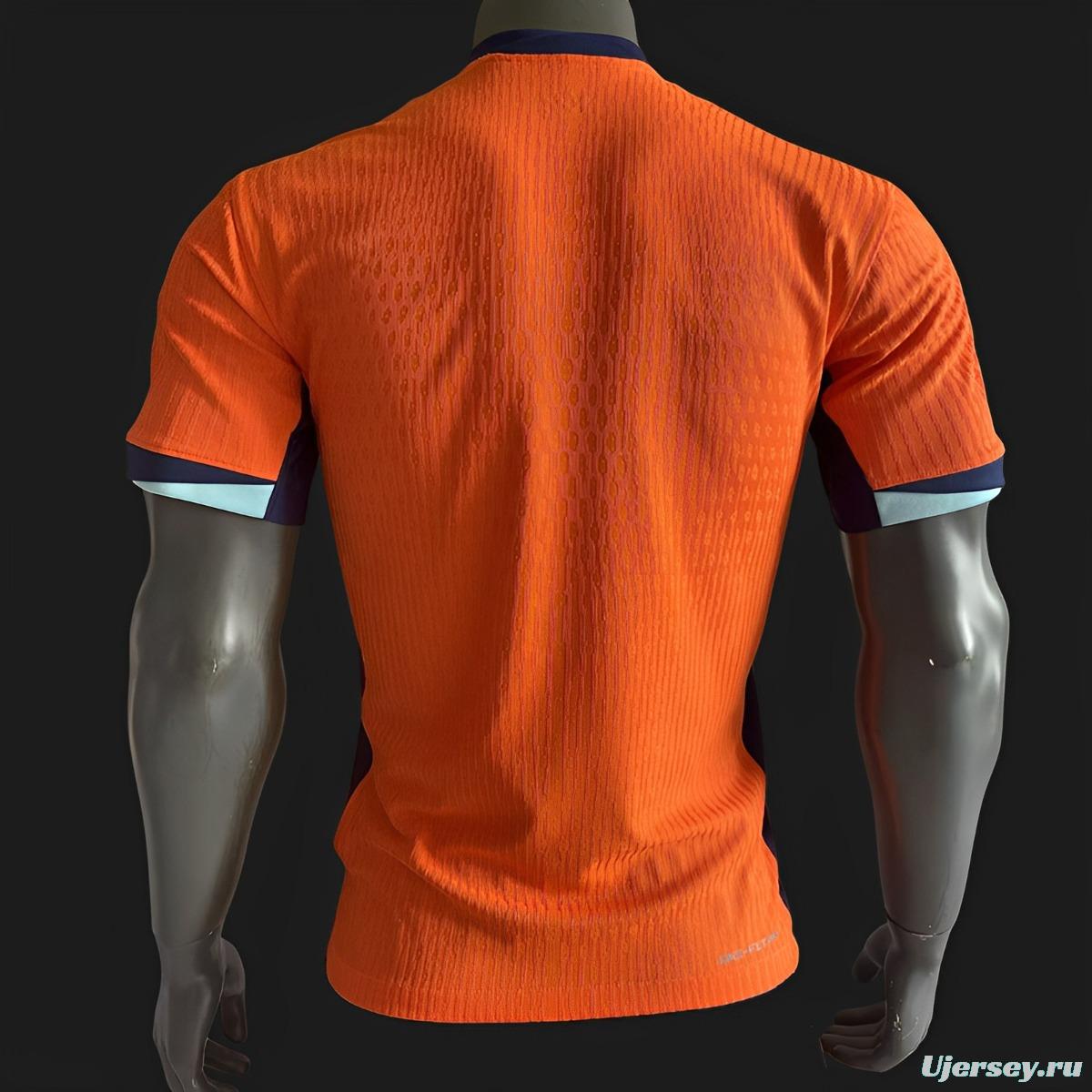 Player Version 2024 Netherlands Home Jersey