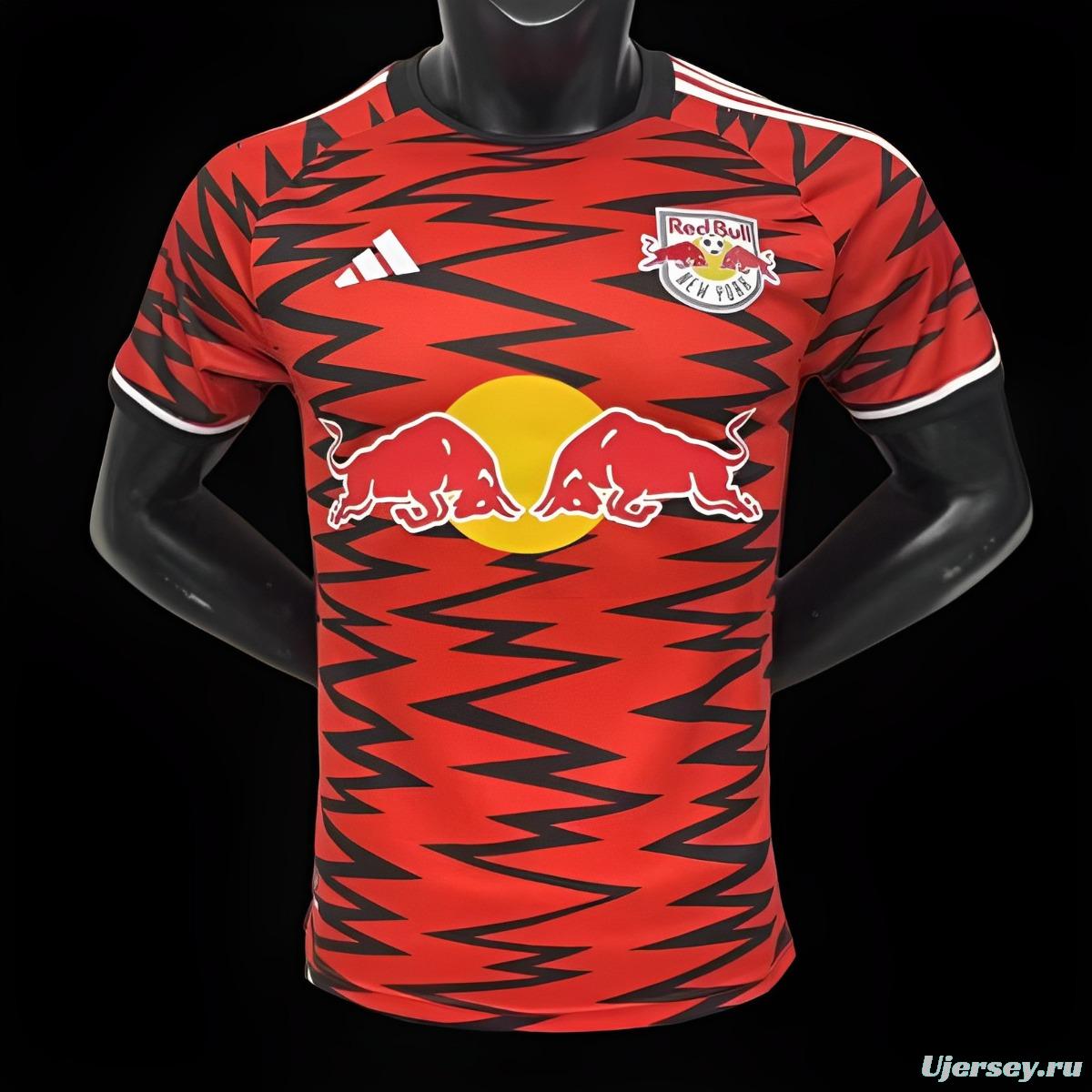 Player Version 24/25 New York Red Bulls Away Red Jersey