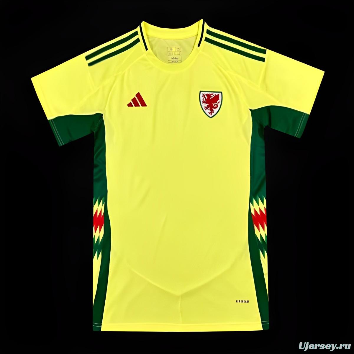 2024 Wales Away Yellow Jersey