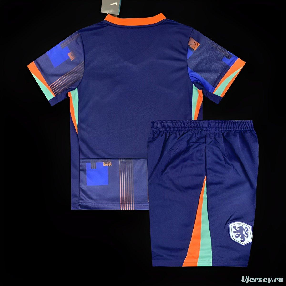 2024 Kids Netherlands Away Jersey