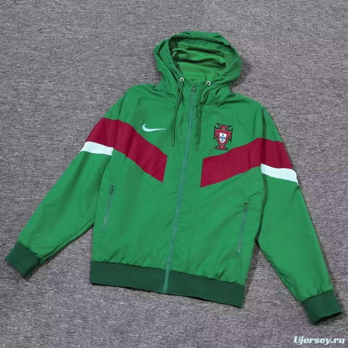 2024 Portugal Green Windbreaker