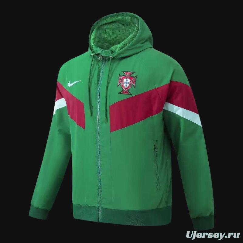 2024 Portugal Green Windbreaker