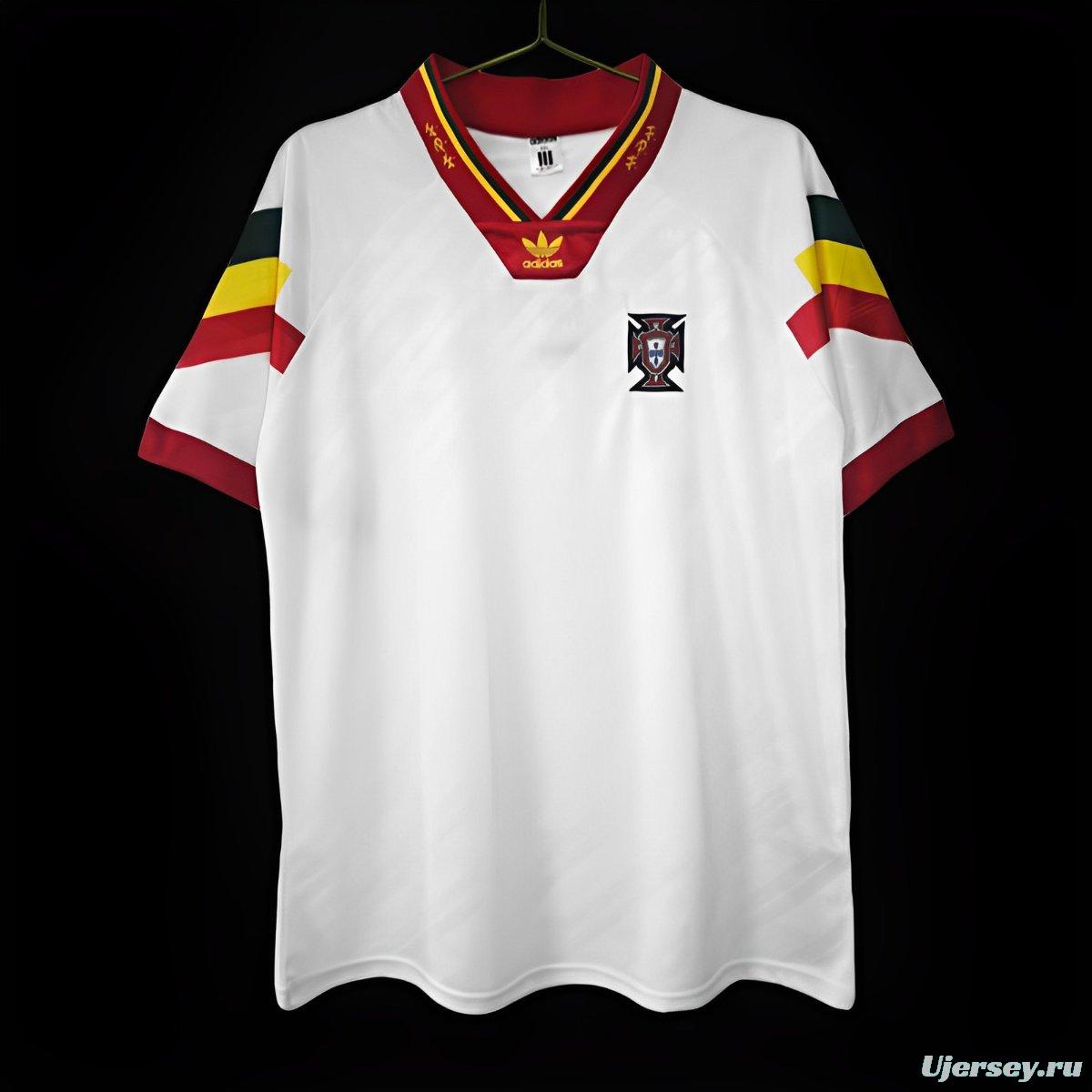 Retro 92/94 Portugal Away White Jersey