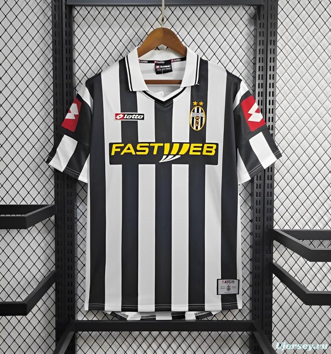 Retro 01/02 Juventus Home Jersey