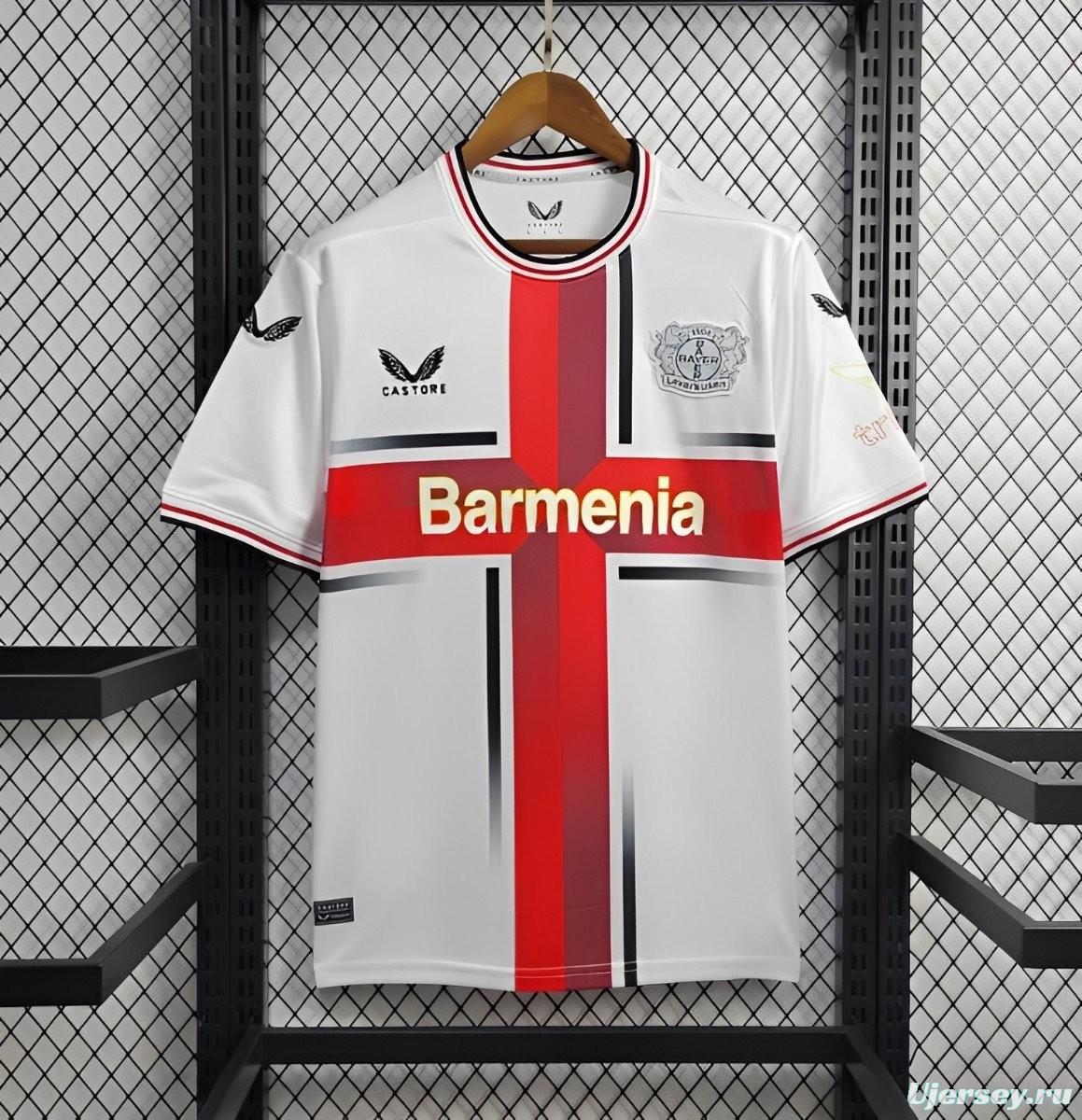 24/25 Bayer 04 Leverkusen Away White Jersey