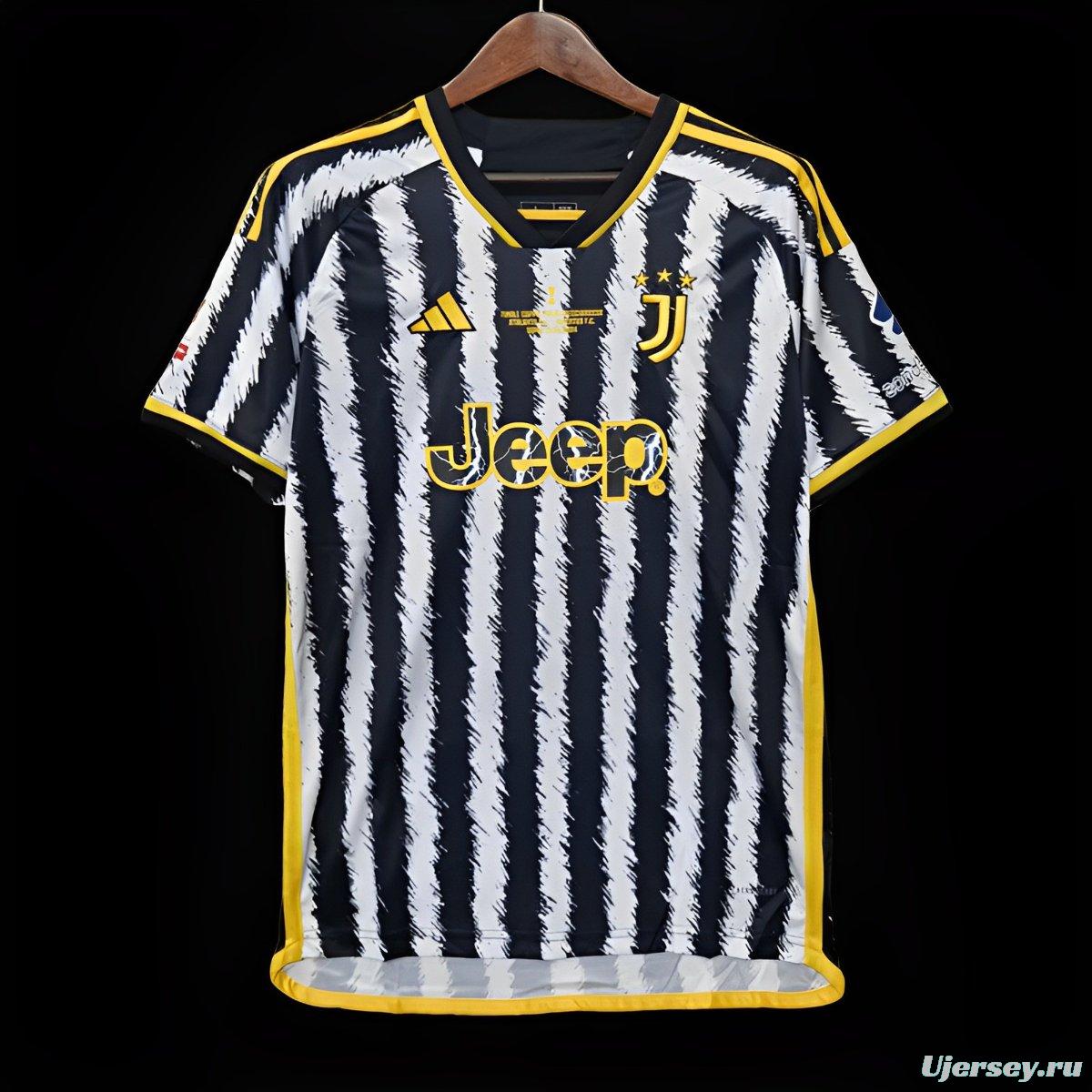 23/24 Juventus Home Coppa Italia Final Jersey