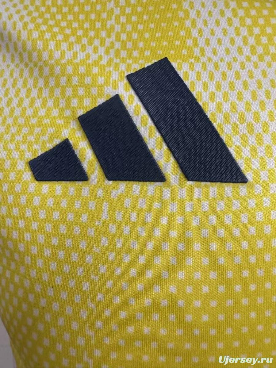 Player Version 24/25 Juventus Away Yellow Jersey