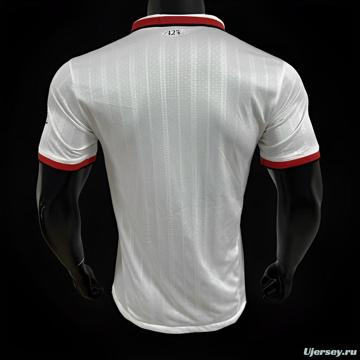 Player Version AC Milan Away White Jersey