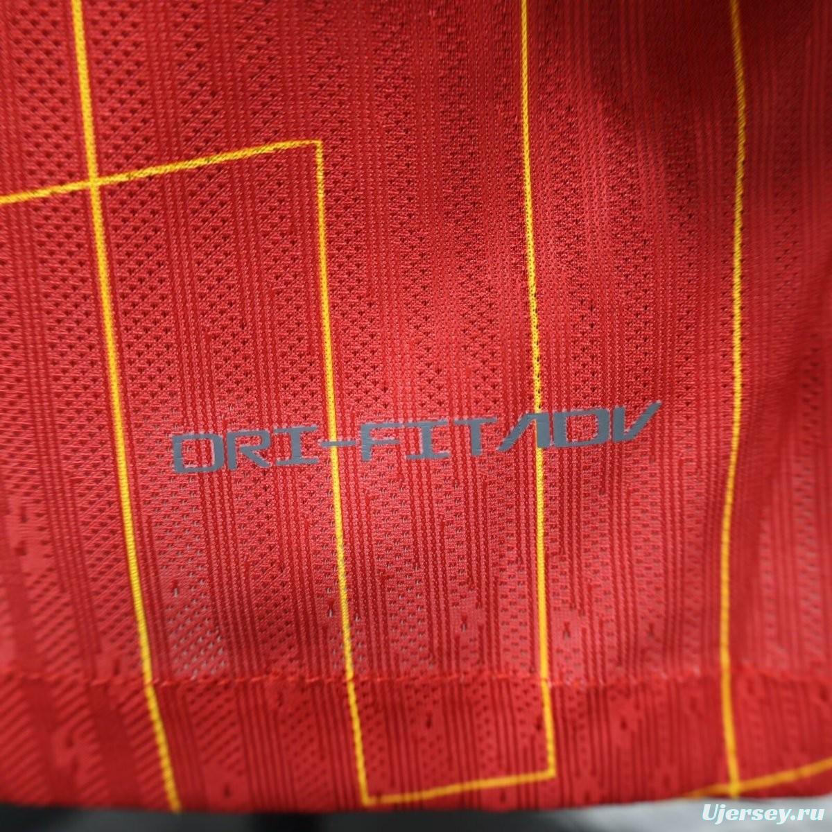 Player Version 24/25 Liverpool Home Long Sleeve Jersey