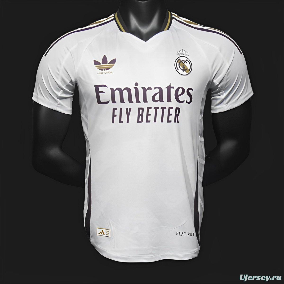 Player Version 24/25 Real Madrid x LV White Special Jersey