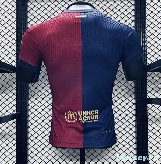 Player Version 24/25 Barcelona Home 125th Anniversary Jersey