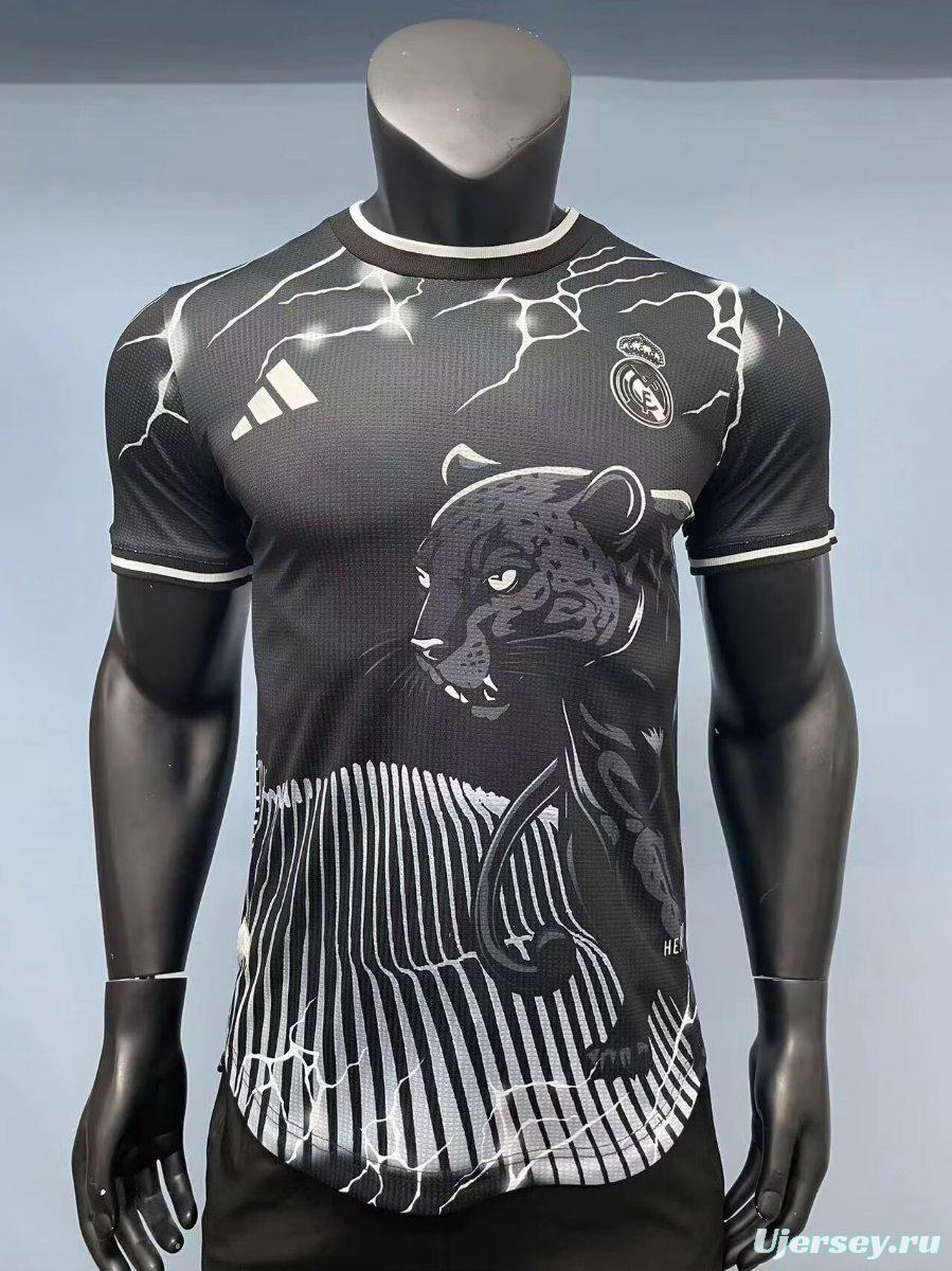 Player Version 24/25 Real Madrid Black Panther Special Jersey