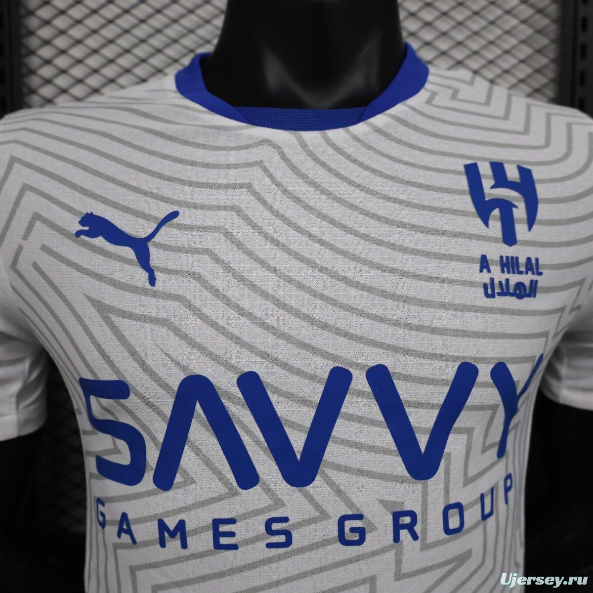 Player Version 24/25 Al-Hilal Away White Jersey