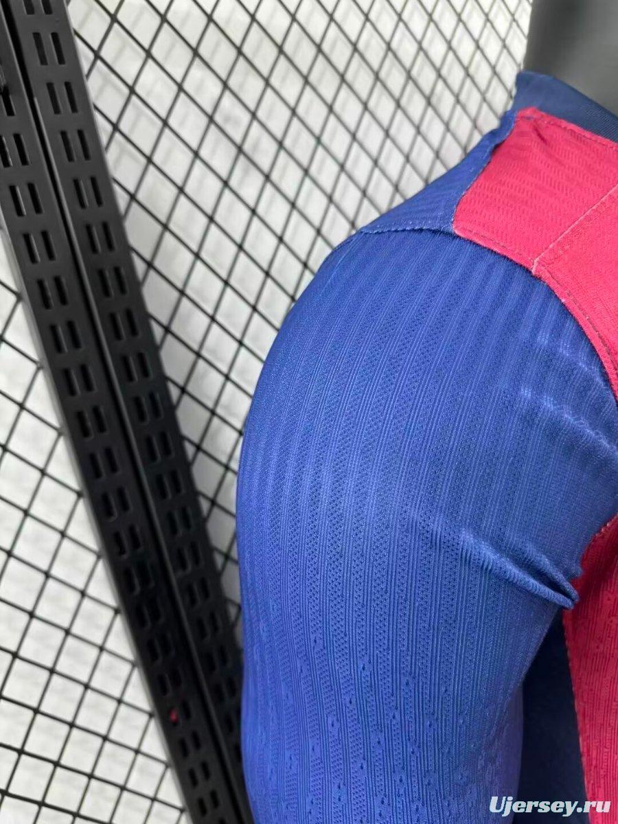 Player Version 24/25 Barcelona Home 125th Anniversary Jersey