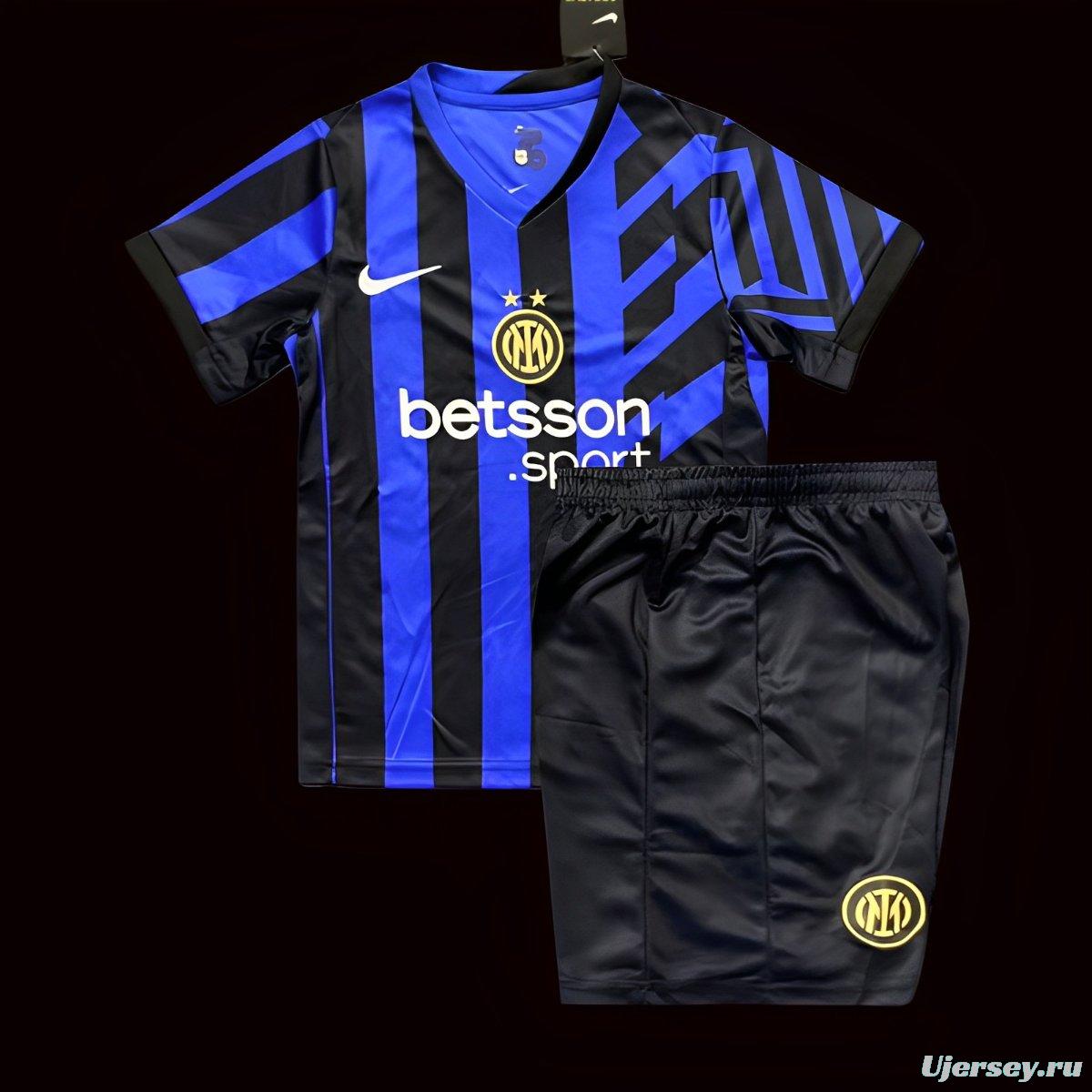 24/25 Kids Inter Milan Home Jersey