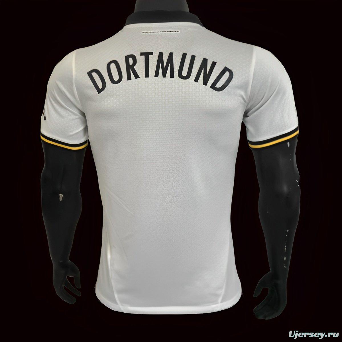 Player Version Borussia Dortmund Third White Jersey
