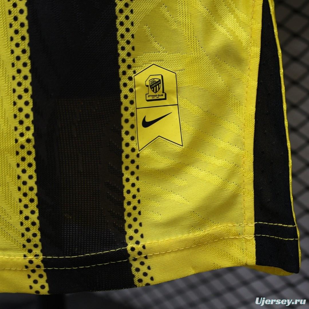 Player Version 24/25 Al-Ittihad Home Jersey