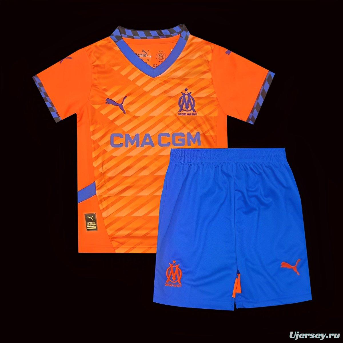 24/25 Kids Olymqique Marseille Third Jersey