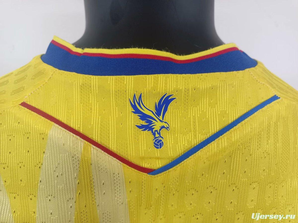 Player Version 24/25 Crystal Palace Away Yellow Jersey