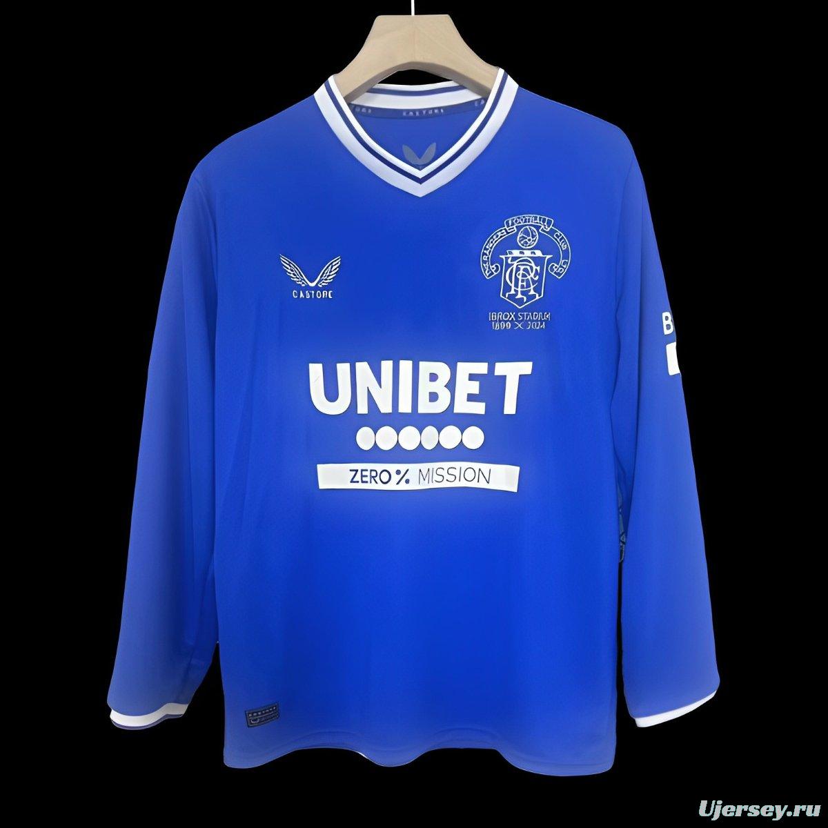 24/25 Glasgow Rangers 125Th Anniversary Long Sleeve Jersey