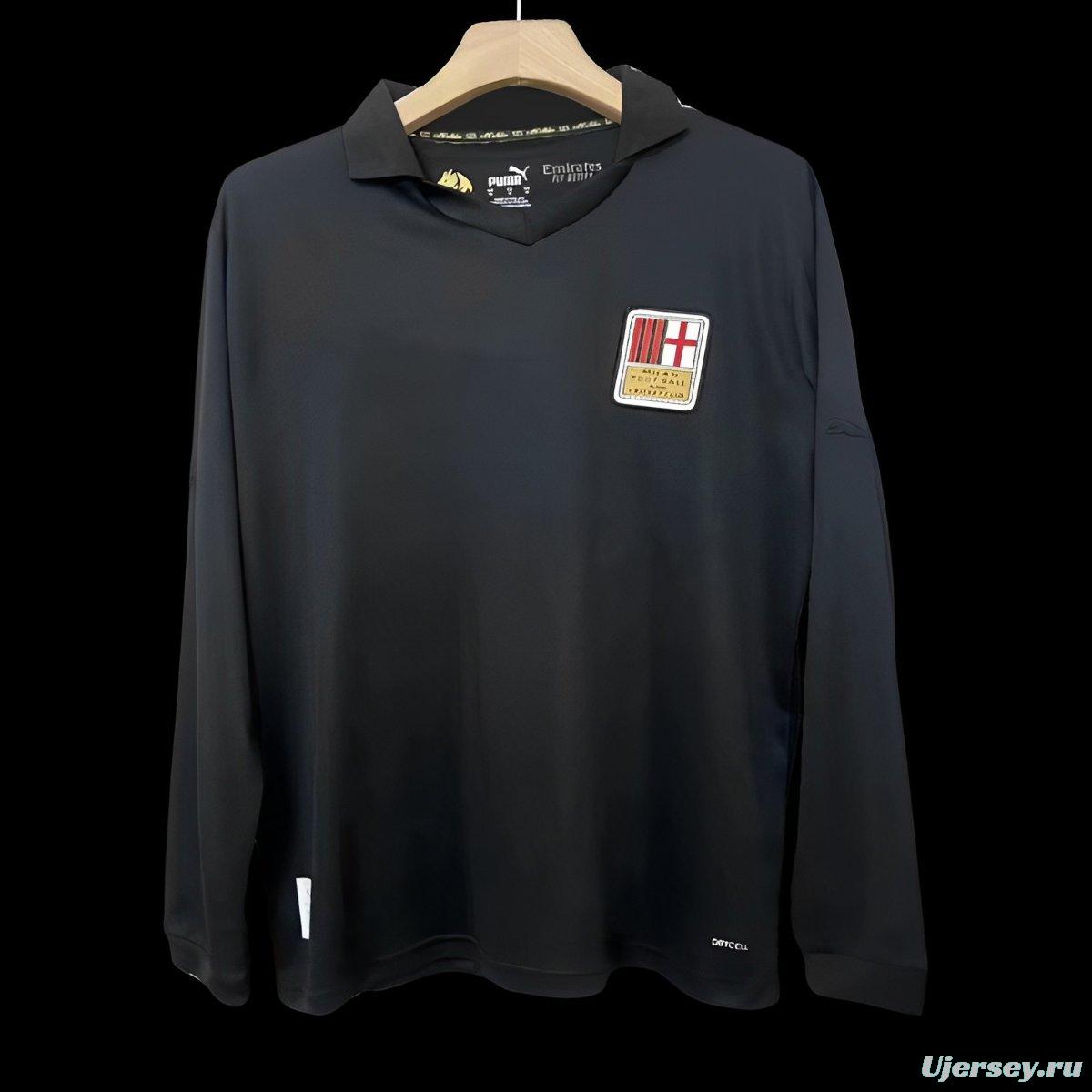 24/25 AC Milan 125Th Anniversary Black Long Sleeve Jersey