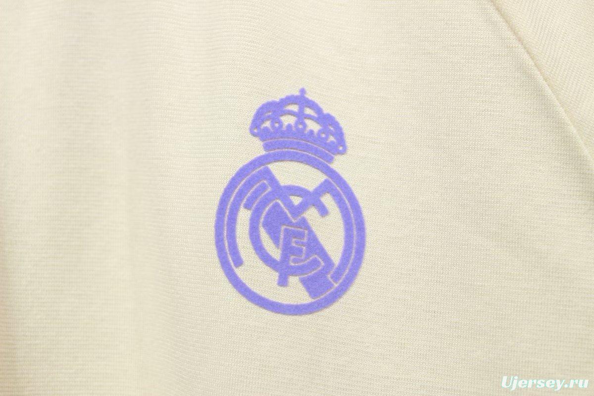 24/25 Real Madrid Cotton Beige T-shirt Jersey