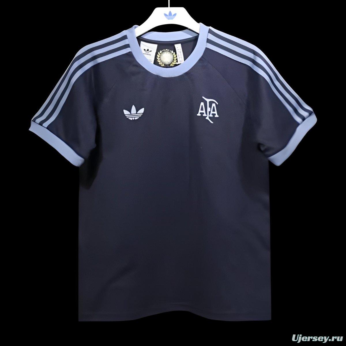 2024 Argentina Navy T-Shirt Jersey