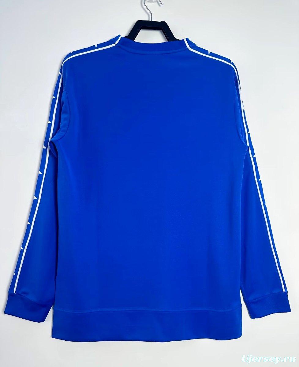 Retro 99/00 Juventus Away Long Sleeve Blue Jersey