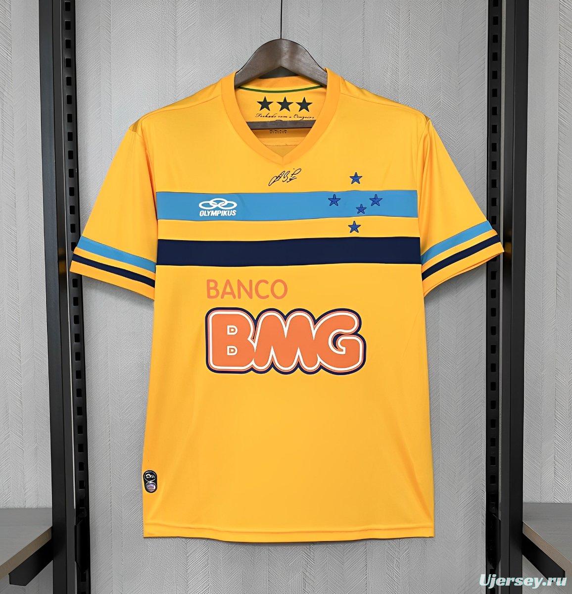 Retro 14/15 Cruzeiro Goalkeeper Yellow Jersey