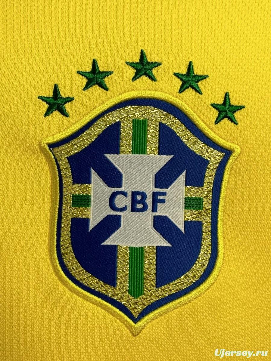 Retro 2014 Brazil Home Jersey