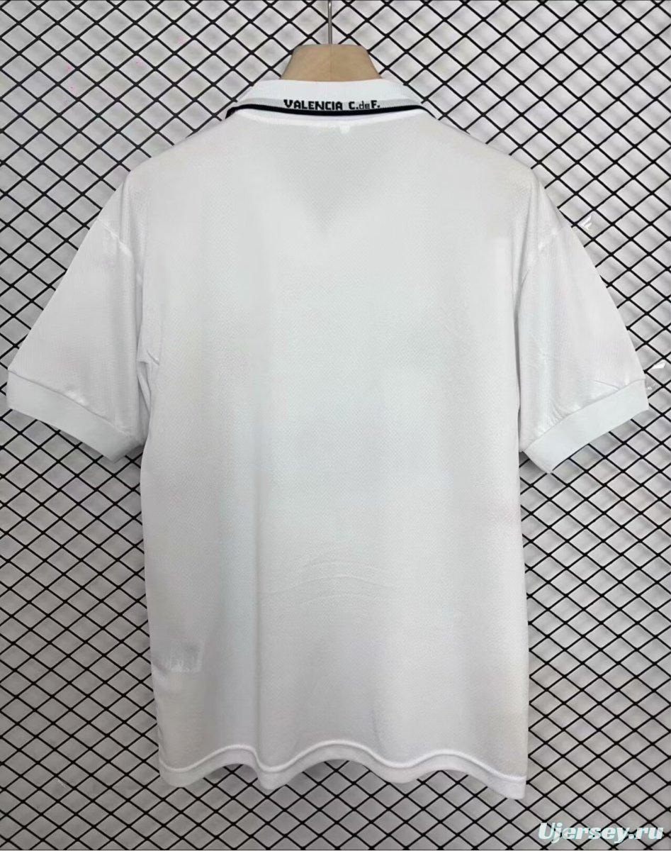 Retro 96/97 Valencia Away White Jersey