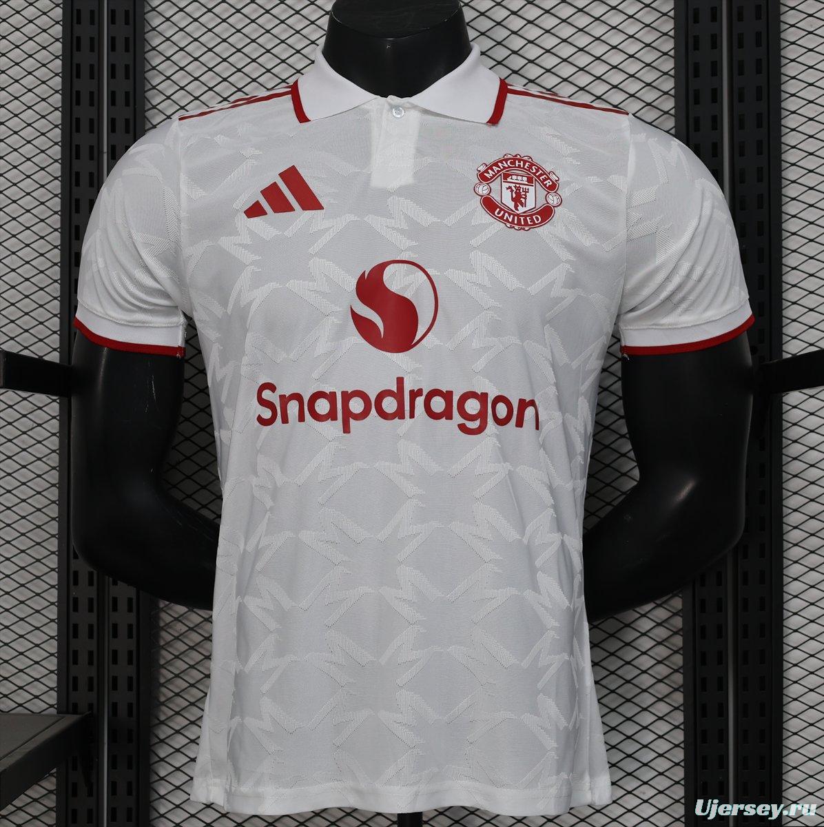 Player Version 25/26 Manchester United White Special Jersey