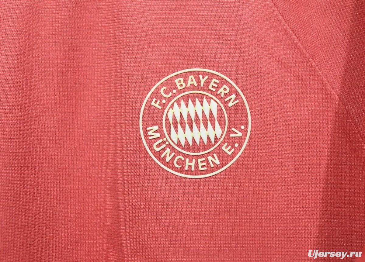 24/25 Bayern Munich Adidas Originals Red Cotton T-Shirts