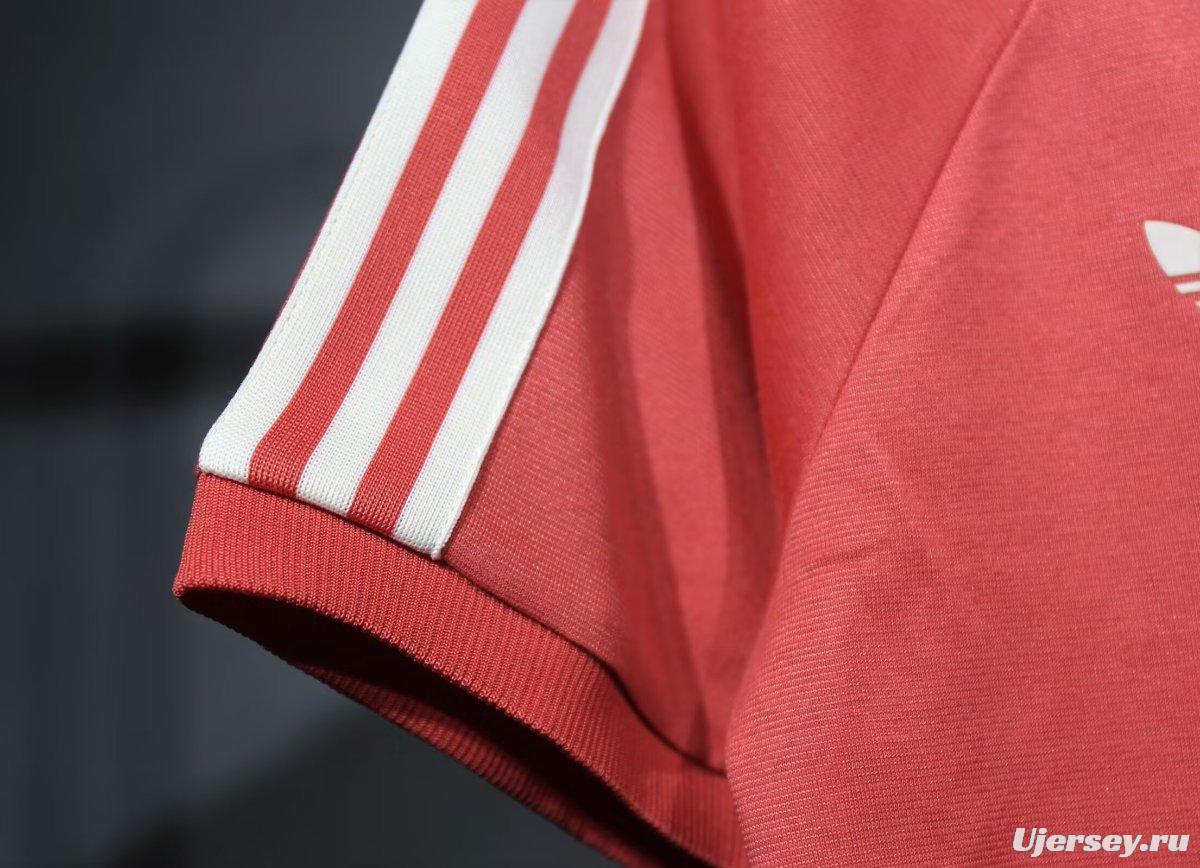 24/25 Bayern Munich Adidas Originals Red Cotton T-Shirts