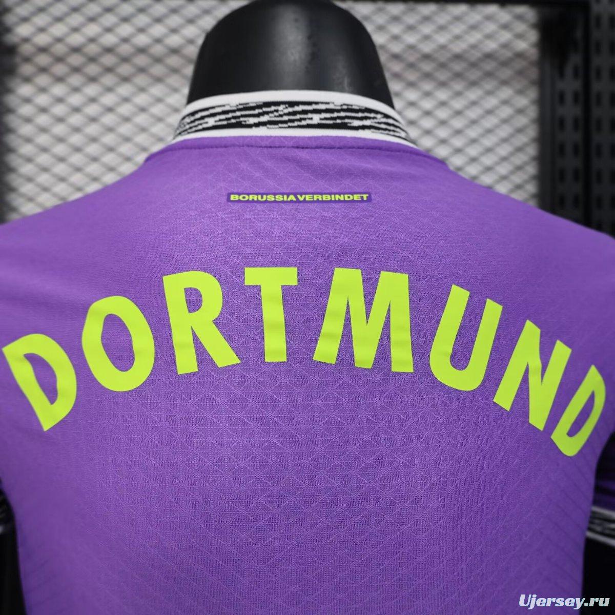 Player Version 24/25 Borussia Dortmund Anniversary 4th Goalkeeper Purple Jersey