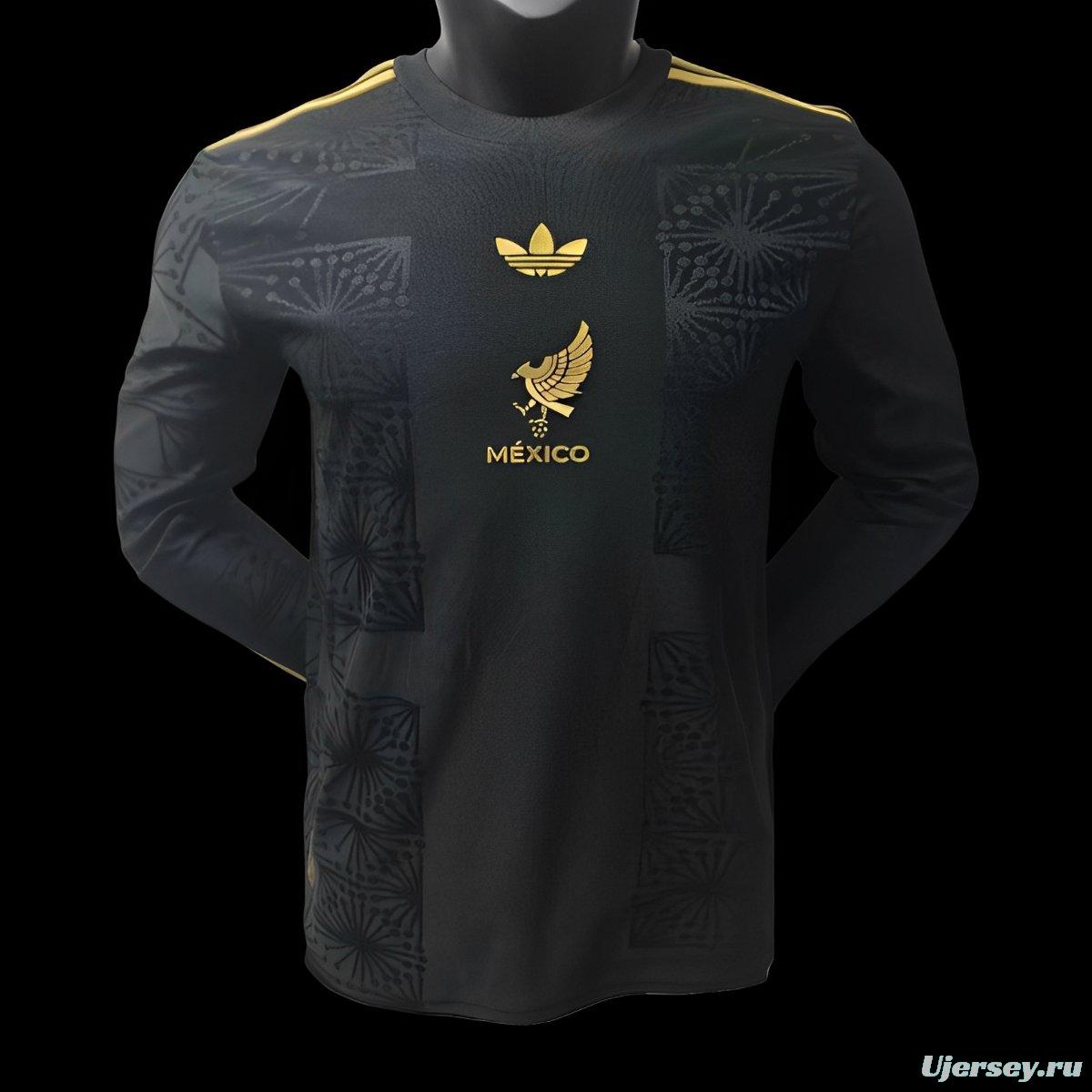 Player Version 2025 Mexico Gold Cup Long Sleeve Special Jersey