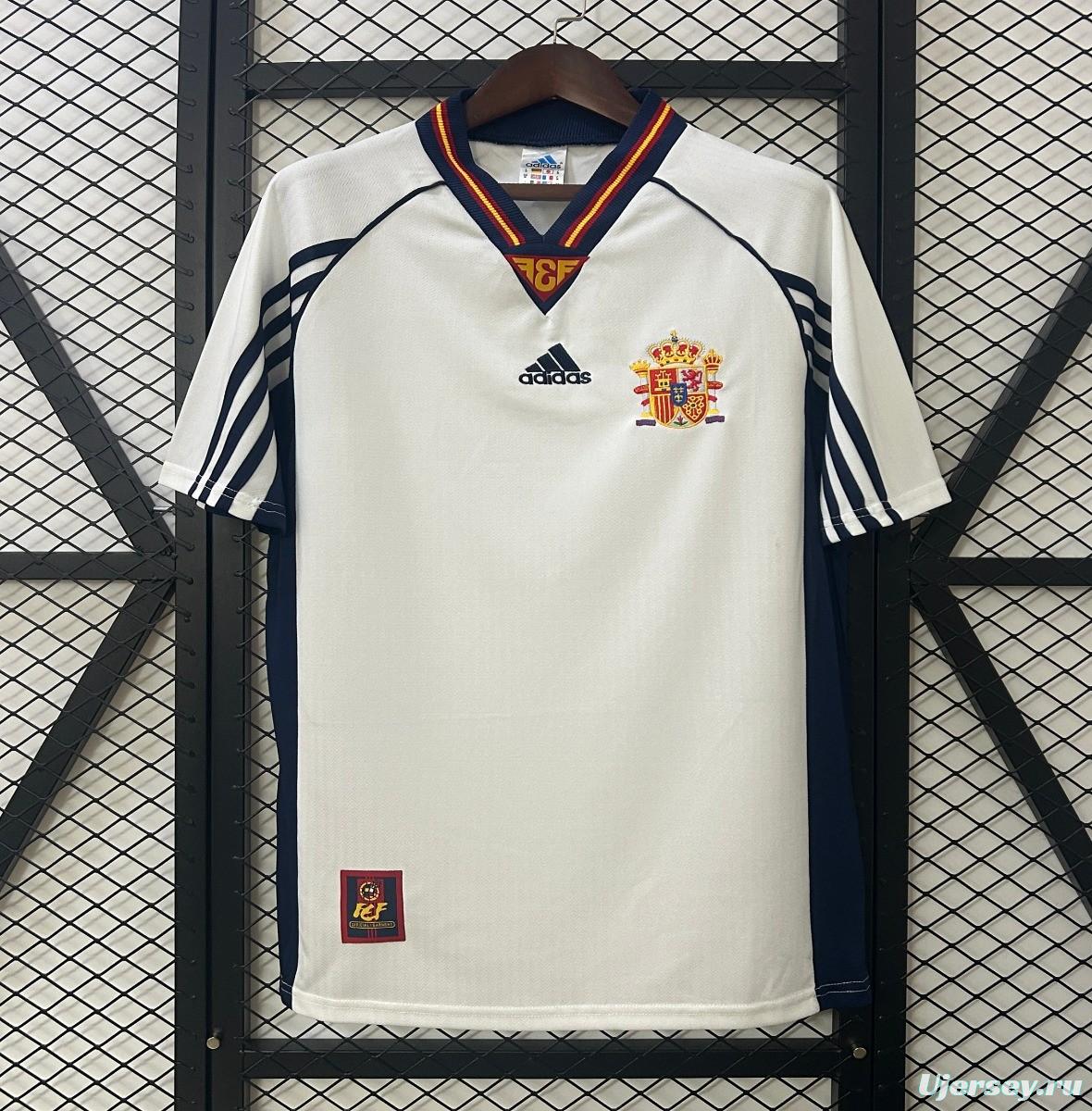 1998 Retro Spain Away Jersey