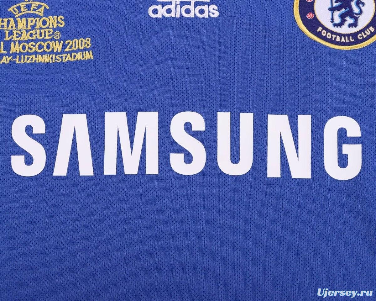 Retro Kids 07/08 Chelsea Home Champion Jersey